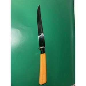 Vintage Regent Sheffield KNIFE Hollow Ground 8.5" SERRATED Blade MADE in ENGLAND